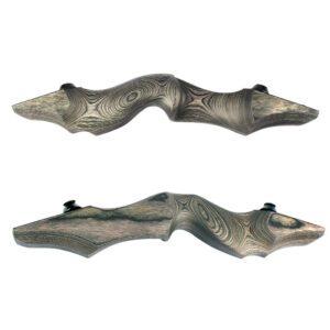 60-Inch Traditional Recurve Bow - Laminated Bamboo Limbs with Wooden Riser - product image 3 of 5