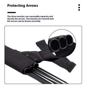 Three-Tube Back Quiver - Adjustable Double Strap Arrow Holder - product image 5 of 7