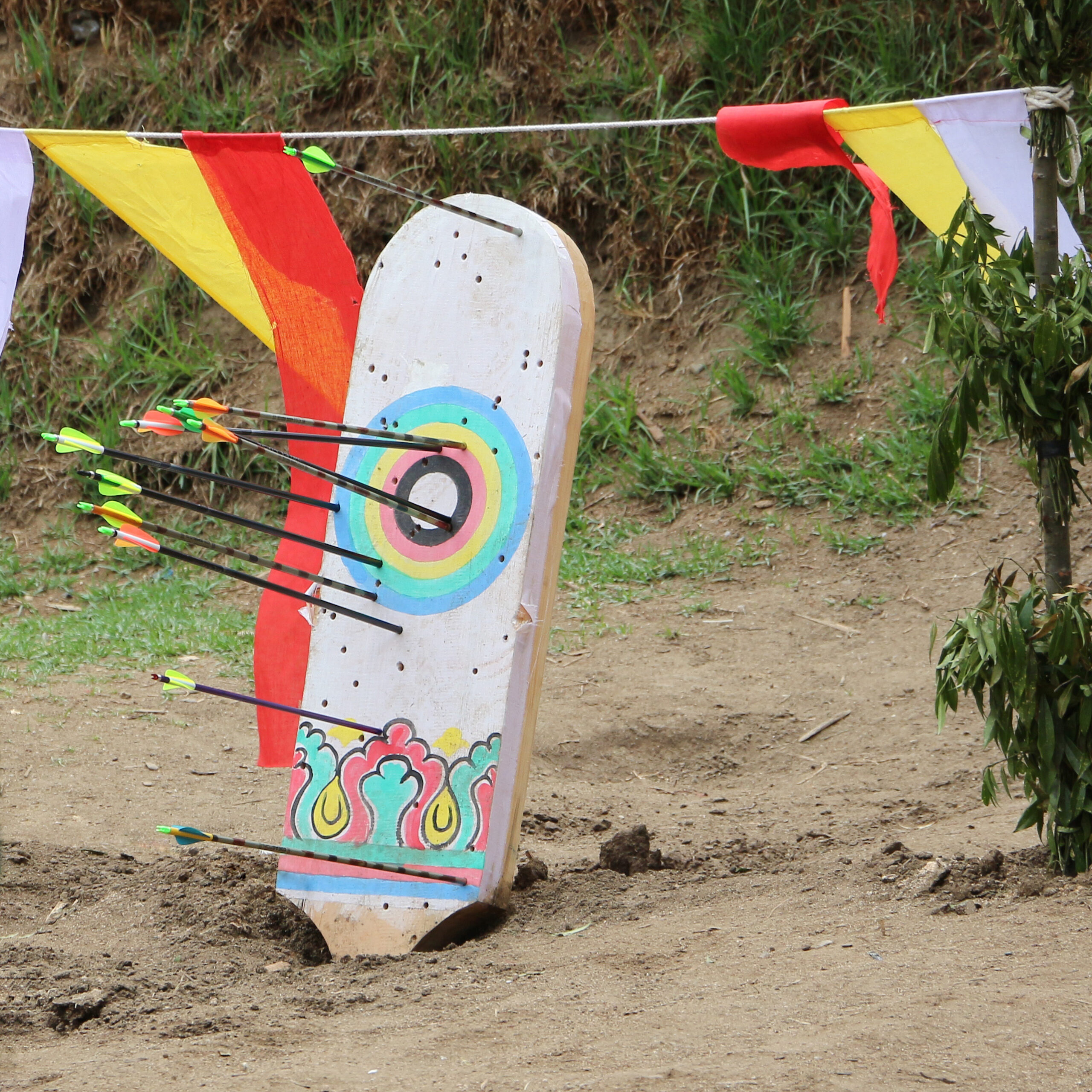 Traditional archery ground Bhutan - Wikimedia Commons