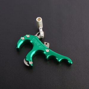 4-Finger Metal Compound Bow Release Aid - Cam Bow Grip