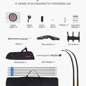 60-Inch Recurve Bow Kit 35lb (UK SHIPPING ONLY) - archery equipment product image 3