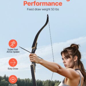 60-Inch Recurve Bow Kit 50lb (US SHIPPING ONLY) - archery equipment product image 4