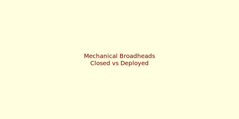 mechanical broadhead flight test for broadhead tuning