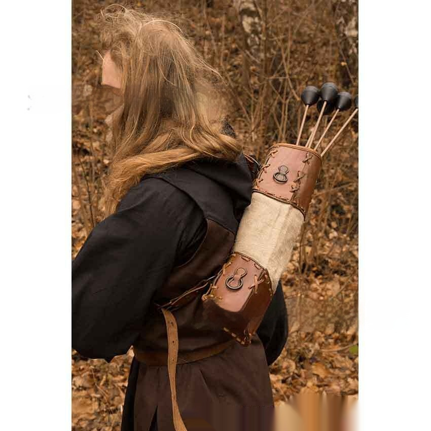 medieval-hand-knitted-leather-quiver-lace-up-desig-4 Medieval Hand-Knitted Leather Quiver - Lace-Up Design