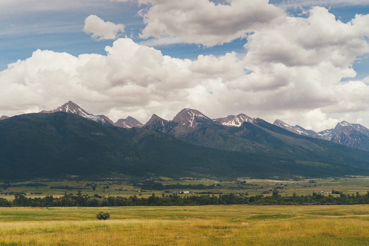 Mountain wilderness landscape showing elk habitat in western Montana valley