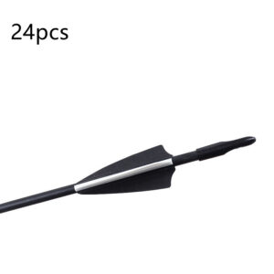 practice arrows 6mm nock and tip close-up detail