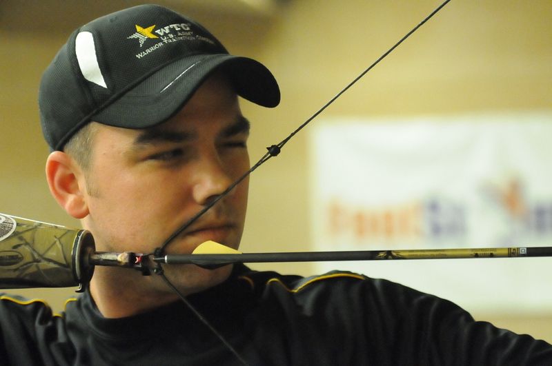 Archery mental focus shot process discipline at full draw