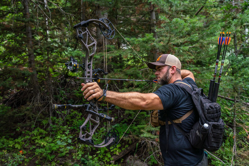 Bear Archery compound bow stabilizer close up