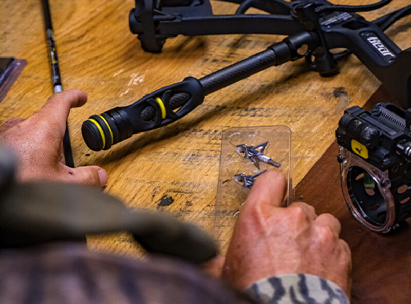 compound bow release aid article image from Bear Archery 101 compound bow page