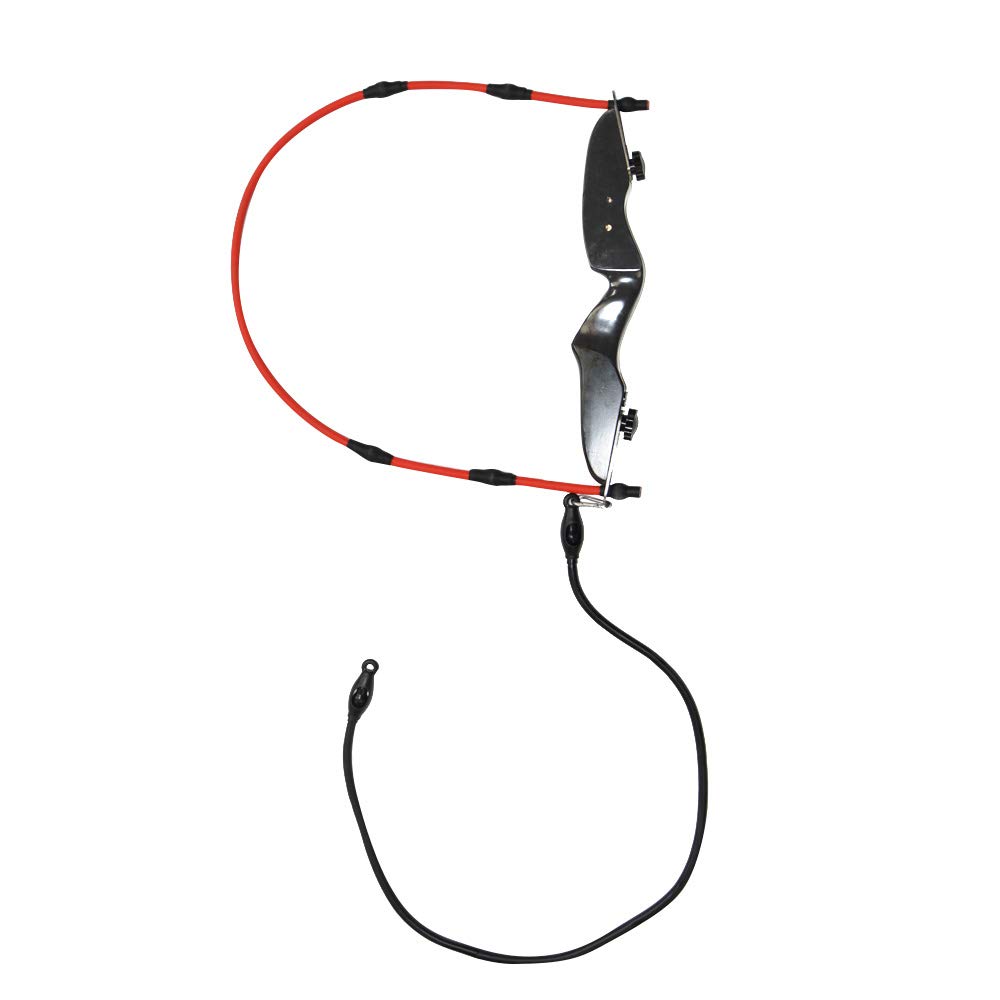 AMEYXGS Archery Training Band with Bow Riser Archery Draw Training Aid Strength Training Resistance Bands Archery Exerciser T