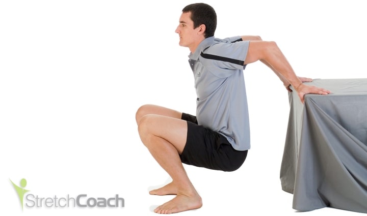 Chest and shoulder stretch for archery