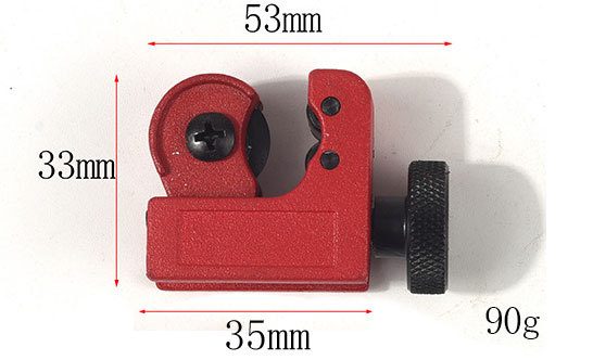 Compact arrow cutter dimensions for trimming arrow shafts