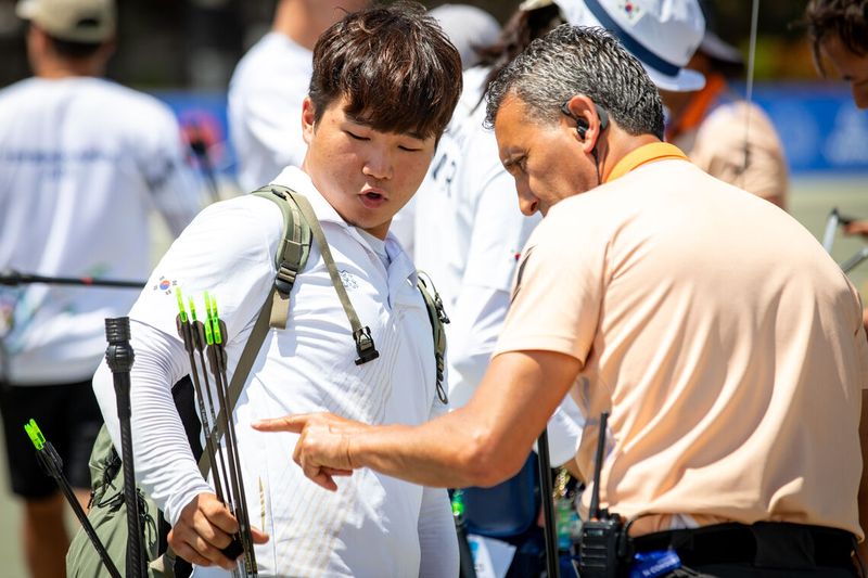 Choi Chuljun of Korea tops recurve qualification at the 2026 Conquest Cup