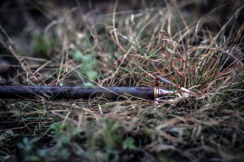Compound bow arrow with broadhead showing kinetic energy and penetration
