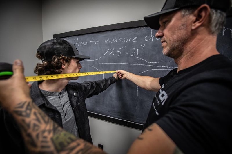 How to measure draw length wingspan with tape measure at archery shop