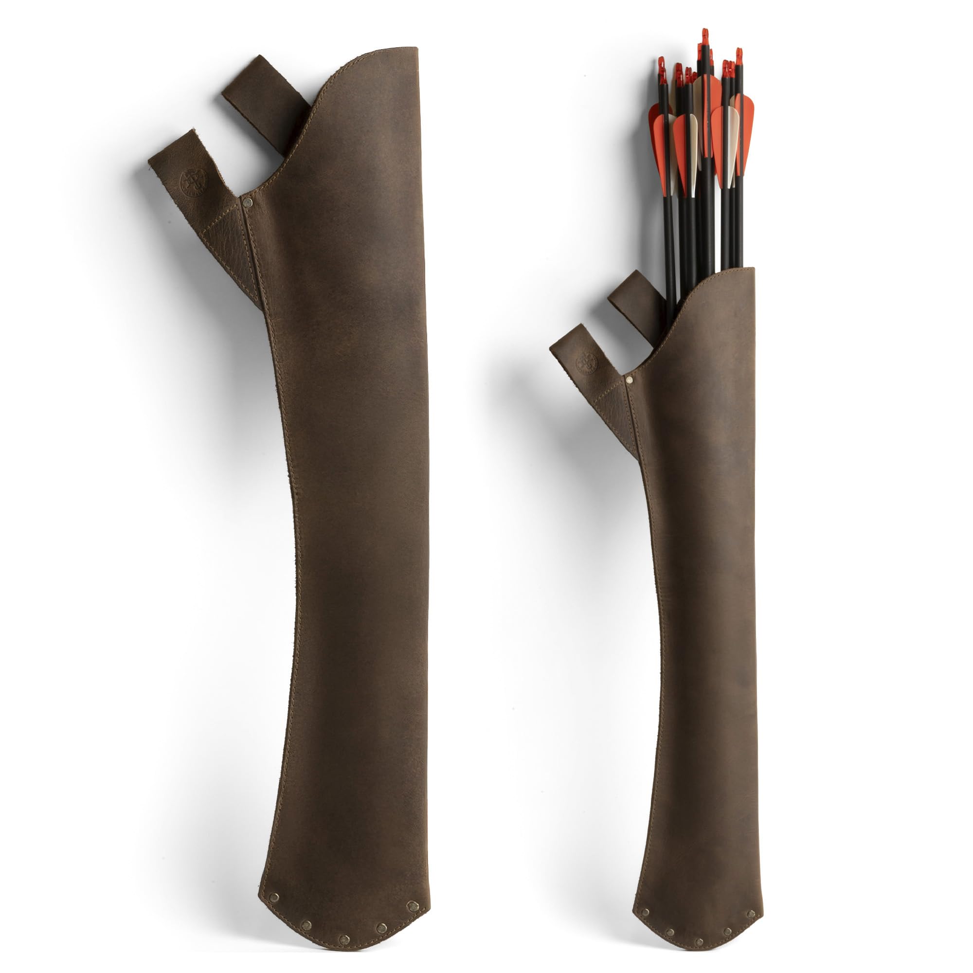 Leather Hip Quiver for Arrows, Hunting Quiver Arrow Holder, Archery Quivers Holder, Best Compound Bow Arrow Quiver for Rec...