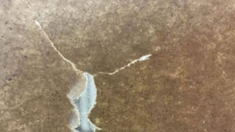 Nock high paper tear pattern when paper tuning a bow
