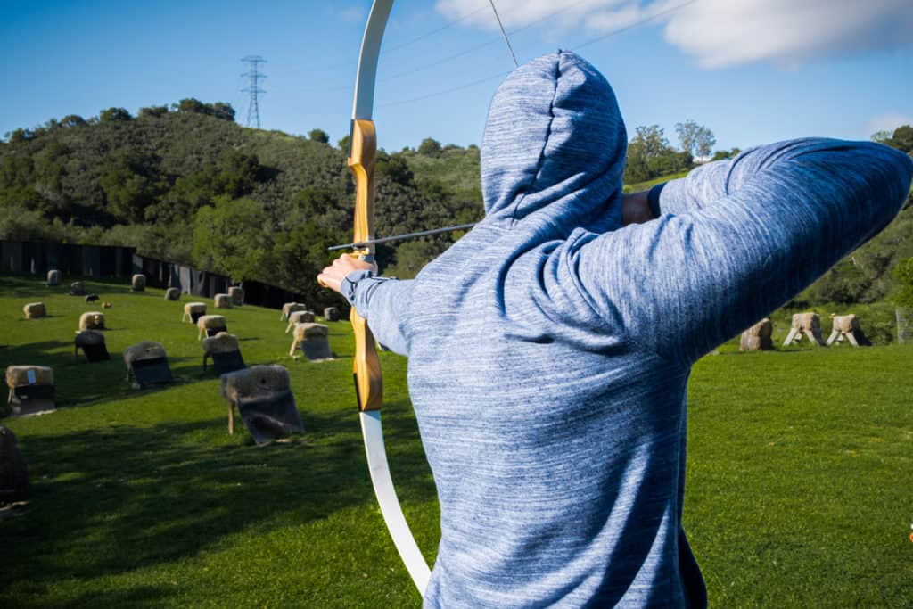 barebow archer outdoor