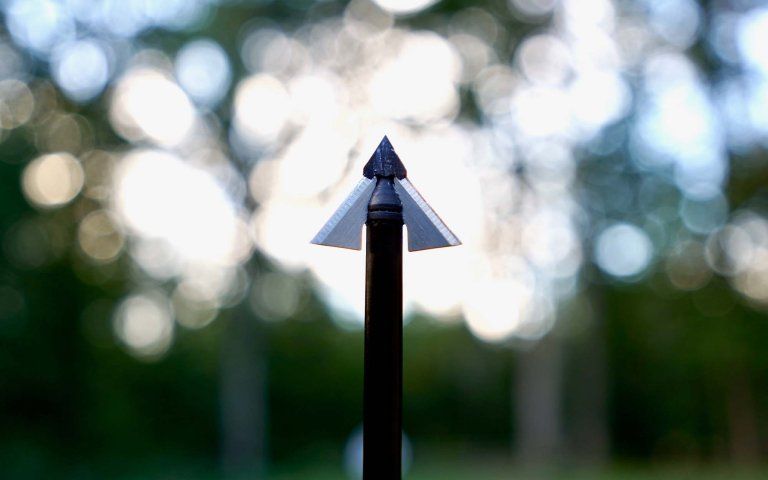 QAD Exodus fixed blade broadhead full cutting tip design