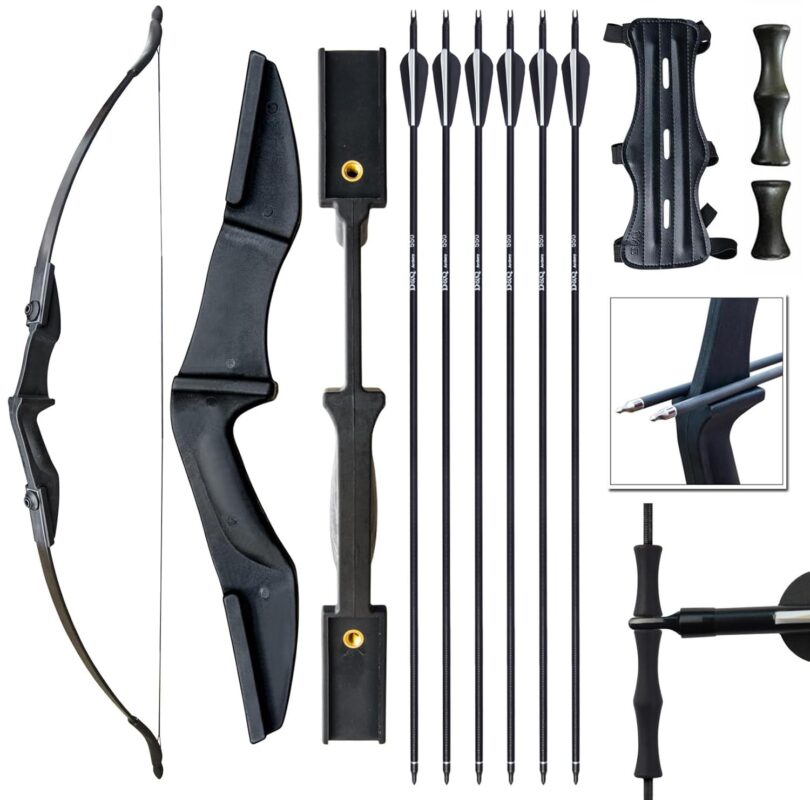 IS-TONGTU Archery Bow Set for Adult, Recurve Bow and Arrow Set for Beginner Adult Youth Left and Right Handed 20LB 30LB 40...
