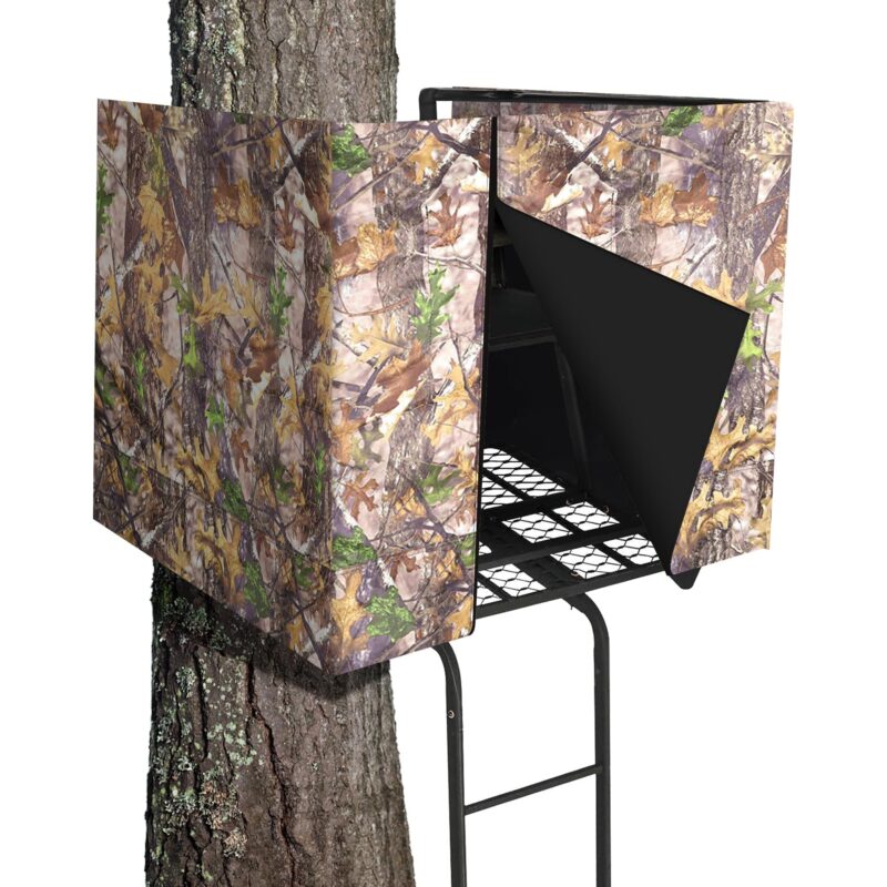 Shupakul Hunting Tree Stand Blinds-Treestand Camo Blind Cover- Hunting Camouflage Ground Blinds with Zipper for Hunting De...