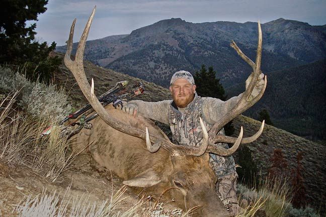 Spot and stalk bowhunter success with bull elk in mountain country