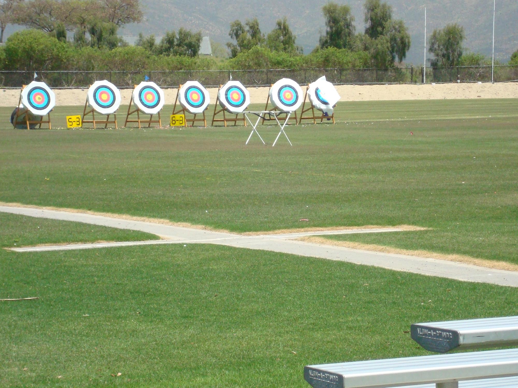 Archery range at Olympic Training Center