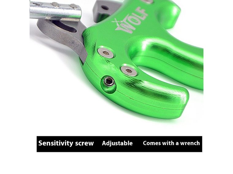 Four-finger metal compound bow release aid from Archery Supplier