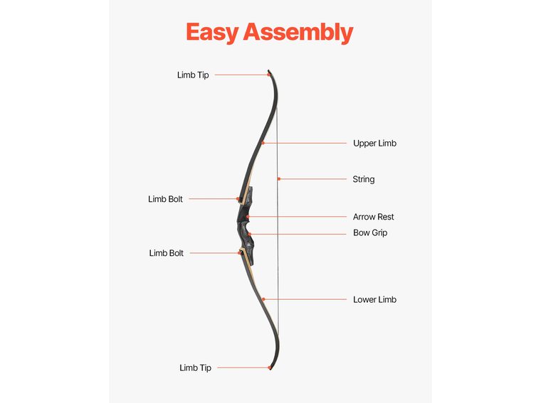 60-inch recurve bow kit from Archery Supplier