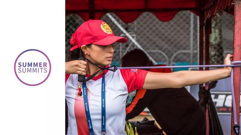 archery resistance band training exercises warm up for home practice