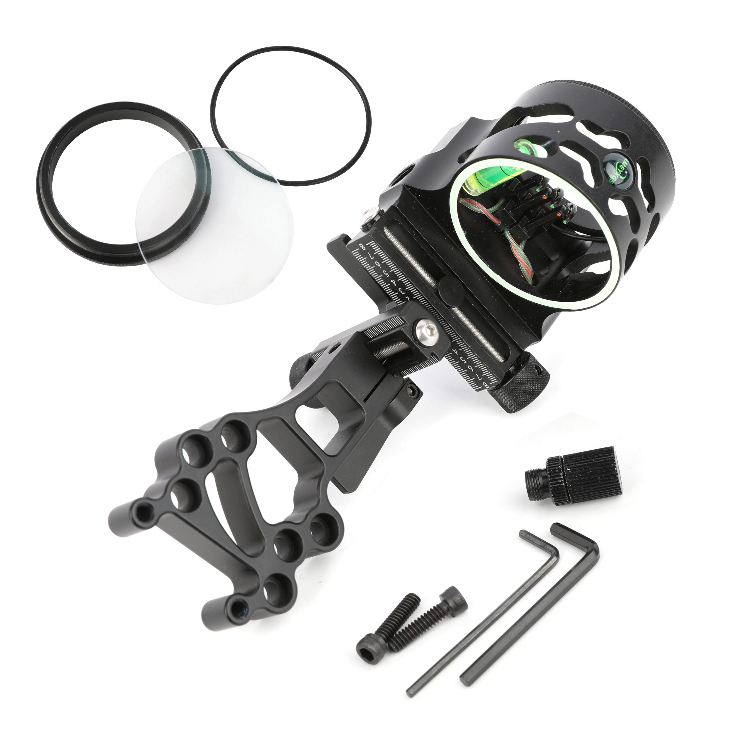 AMEYXGS Archery Sight 5 Pin Light Micro Adjustable for Compound Bow-AMEYXGS Archery