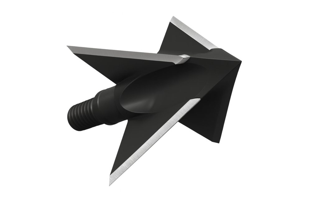 Heavy 150 grain single-piece broadhead built for deep penetration and high FOC