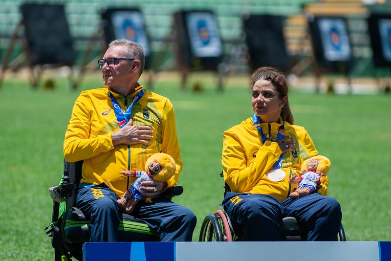 Brazil para archers with medals at the 2026 South American Games in Valledupar