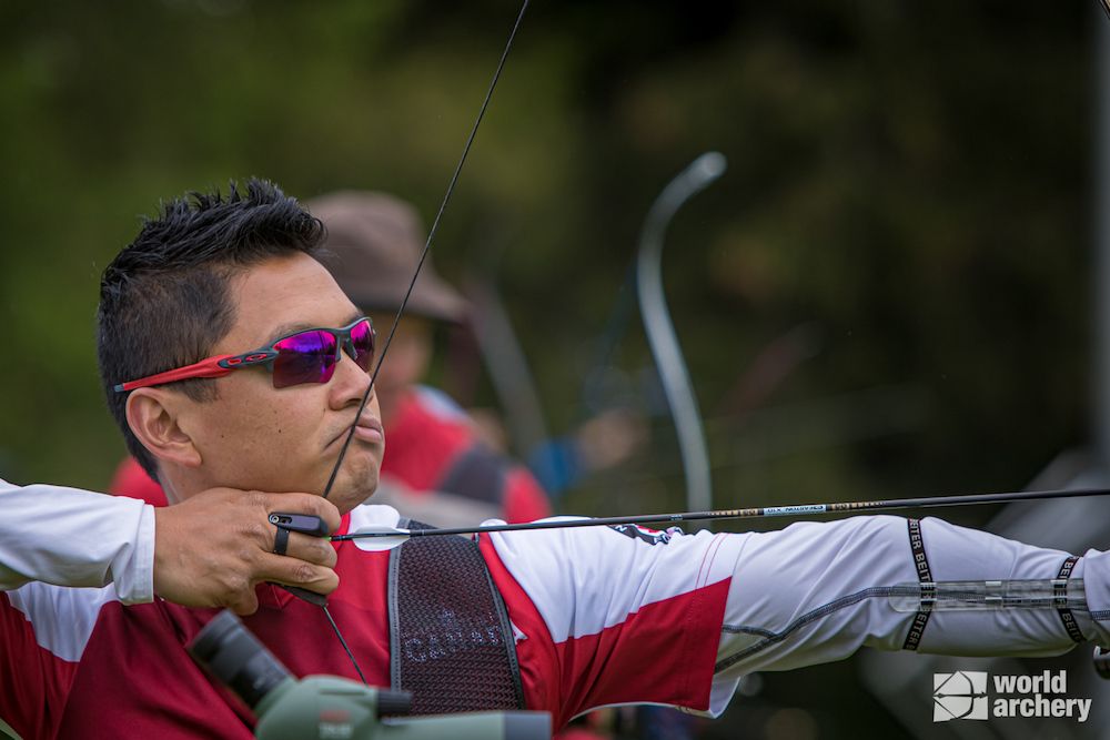 How to choose arrows for recurve bow — archer at full draw