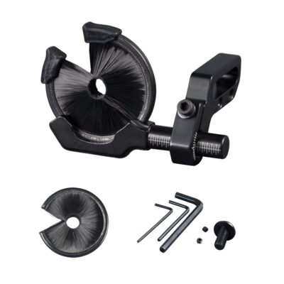 Compound Bow Full Containment Brush Arrow Rest Archery Accessories - Round Replacement Black