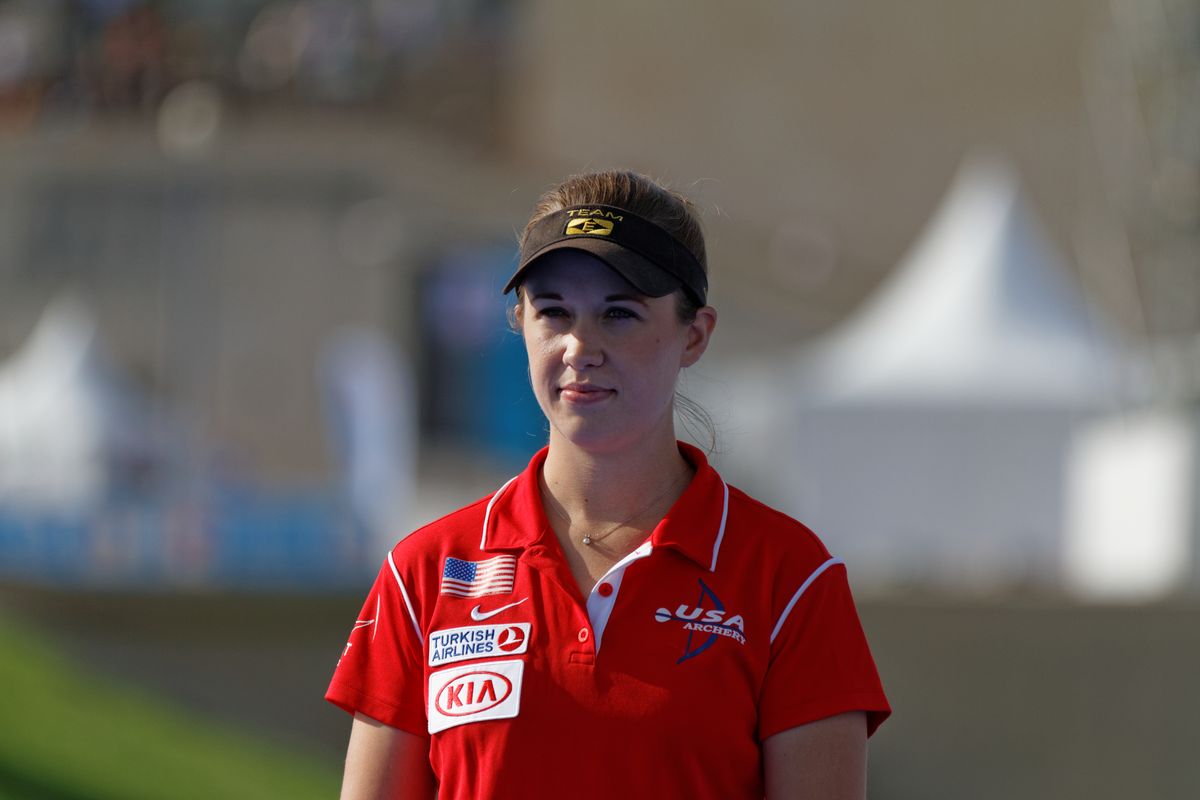 Team USA archer at the Hyundai Archery World Cup