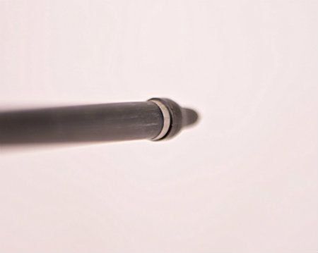 Field point arrow tip showing narrow streamlined design for target practice archery