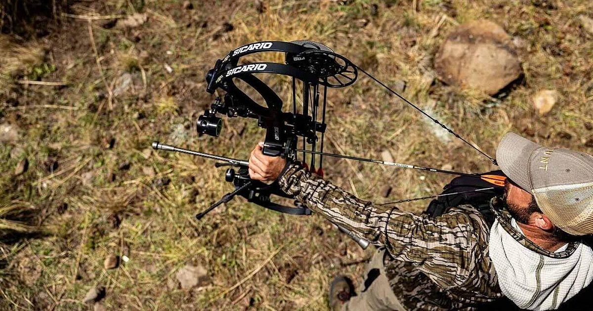 PSE Sicario Carbon compound bow drawn by a bowhunter in 2026
