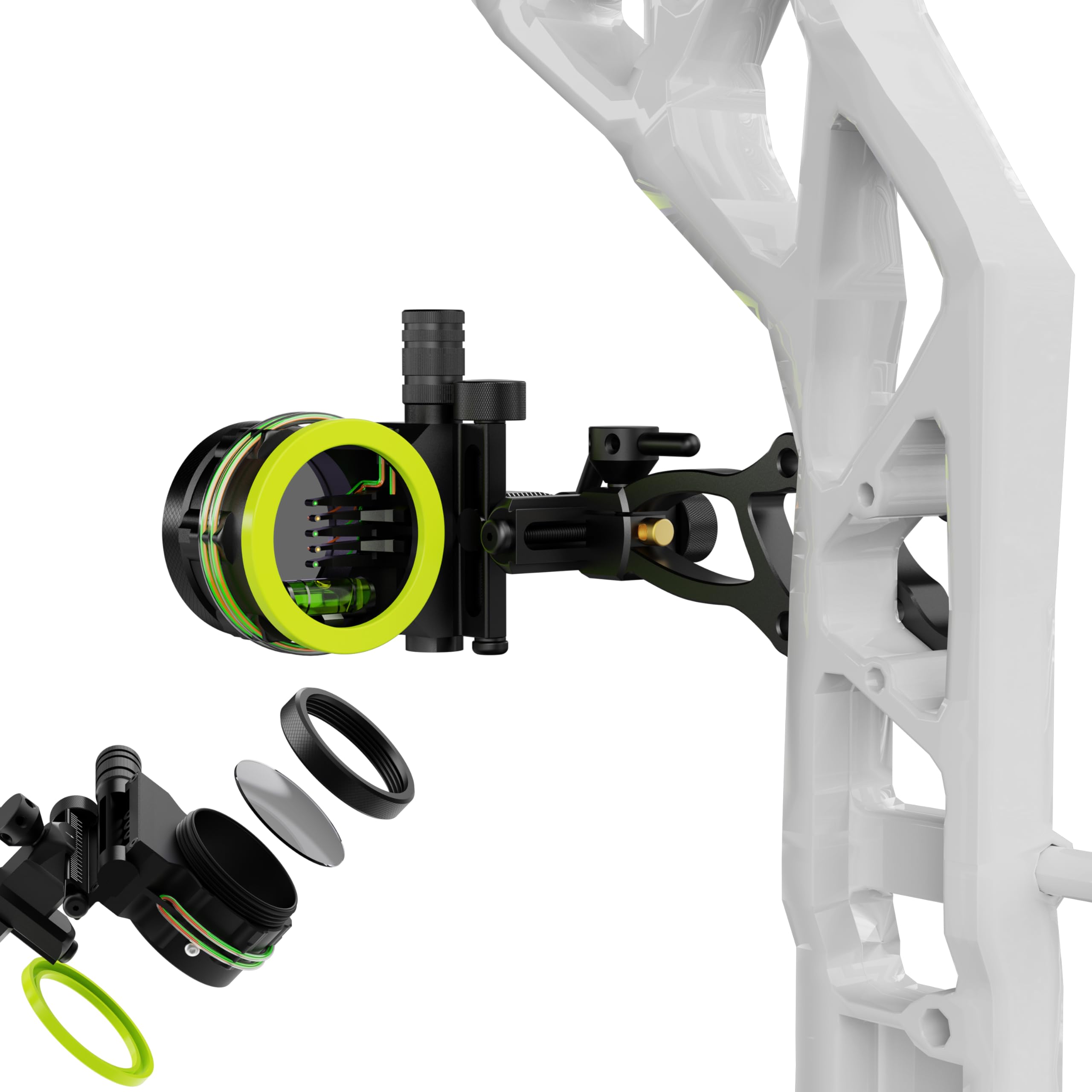 ZSHJGJR Archery 5 Pin Bow Sight 0.019
