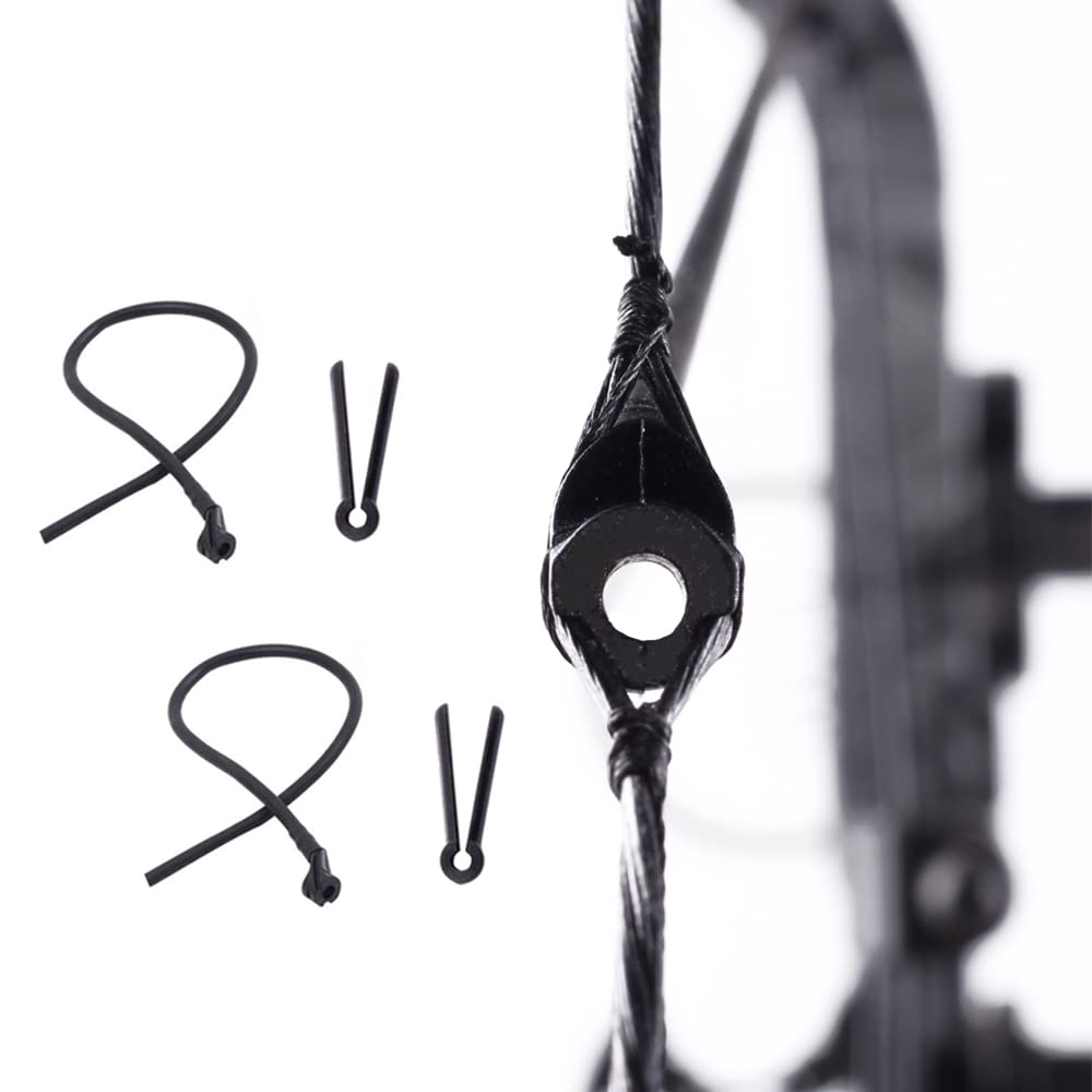 SOPOGER Archery Peep Sight Compound Bow - 3/16 Tube Peep Sight Bow String Tubing with Buckle for Hunting Shooting Target Acce
