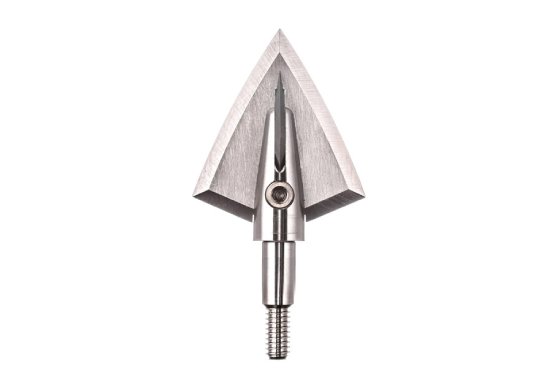 fixed blade broadhead close-up for compound bow bowhunting