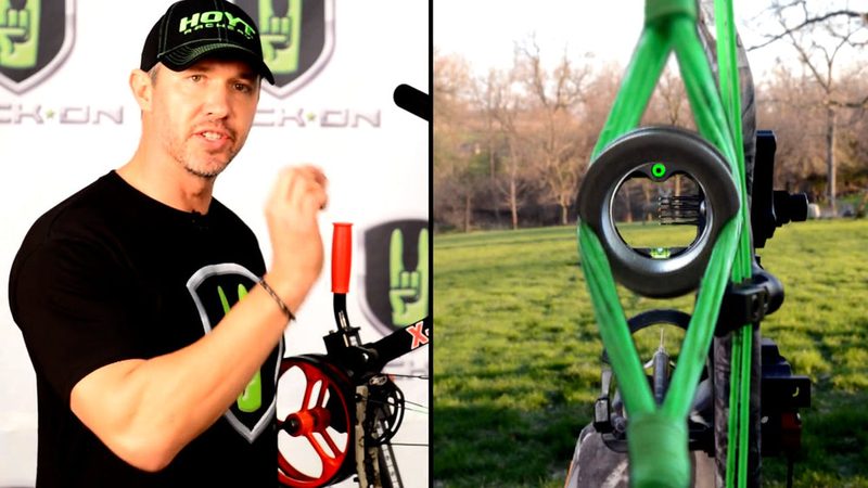 How to install a peep sight in a compound bow string