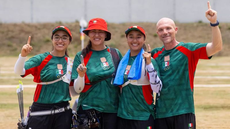Mexico women recurve archery team gold medal Santo Domingo Americas 2026