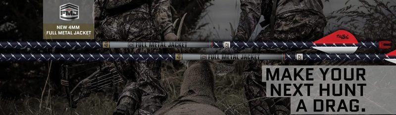 Easton 4mm FMJ Full Metal Jacket arrow shaft lineup comparison chart